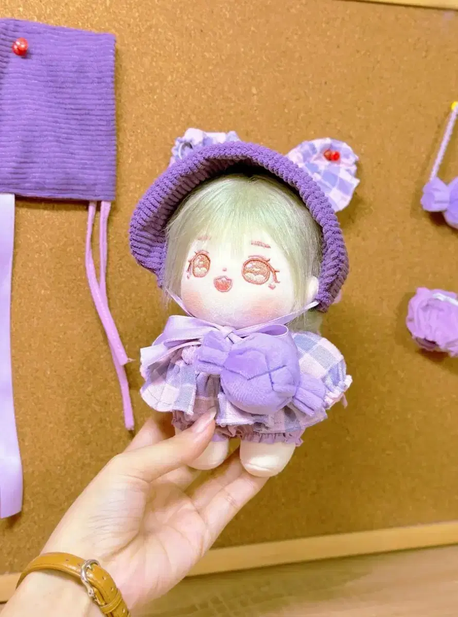 15cm 인형옷 티움마 퍼플 PUR